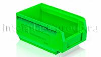 Складской лоток/контейнер для зап. частей, крепежей, светло-зеленый, 165x100x75 мм