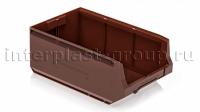 Складской лоток/контейнер для зап. частей, крепежей, коричневый, 500x300x200 мм