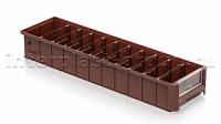Полочный контейнер SK 61509 коричневый