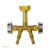 Штуцер-распределитель 2-х канальный с гайкой М22 (блистер, ф6/9 мм, левая, на ВБ), GasFit