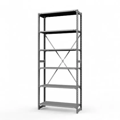 Стеллаж металлический ТСУ Универсал, 3000x760x800 мм. Полки: метал. 6 шт.