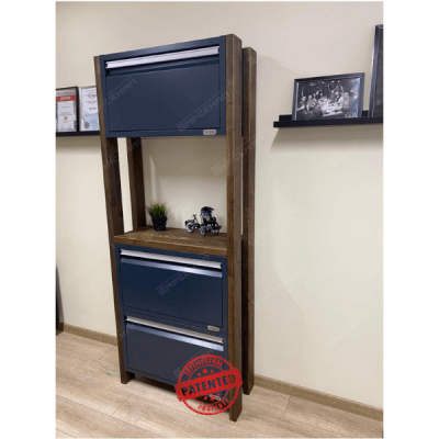 Шкаф офисный 3х секционный «YORK&Collection»